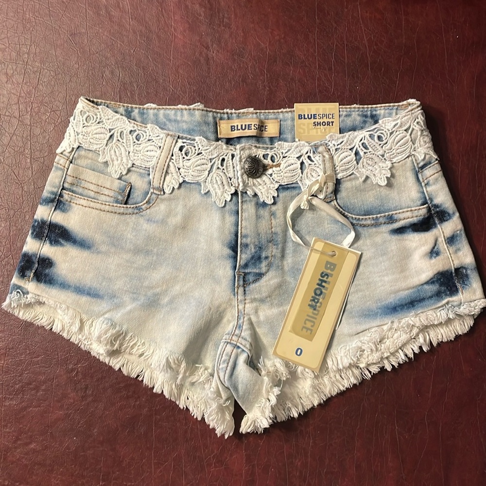 Denim shorts